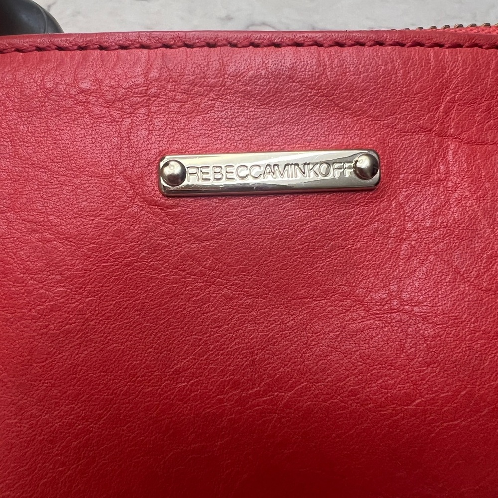 Rebecca Minkoff‎ Red Crossbody Bag with Chain Strap - Picture 2 of 7